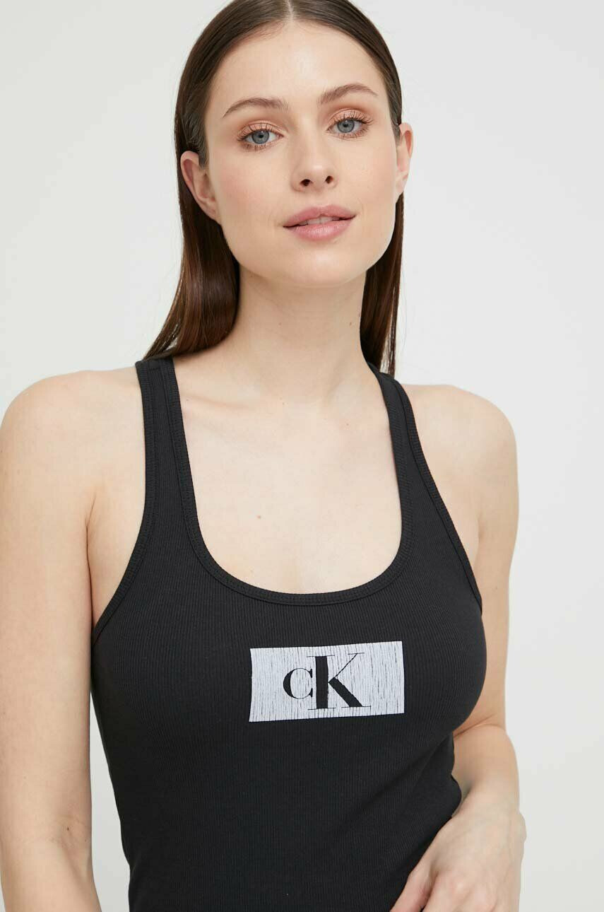 Calvin Klein Underwear Pyžamo béžová barva s potiskem - Pepit.cz