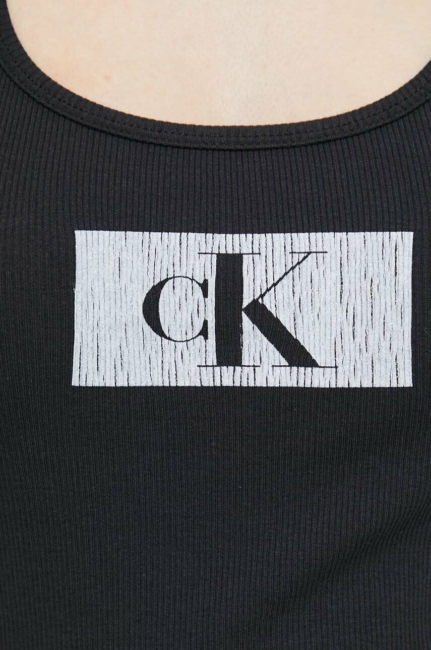 Calvin Klein Underwear Pyžamo béžová barva s potiskem - Pepit.cz