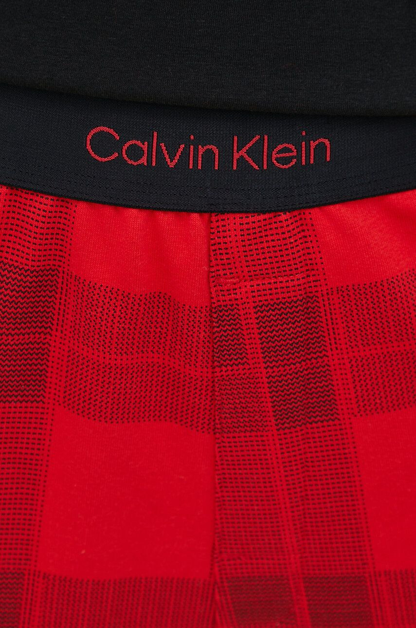 Calvin Klein Underwear Kalhoty dámské červená barva - Pepit.cz