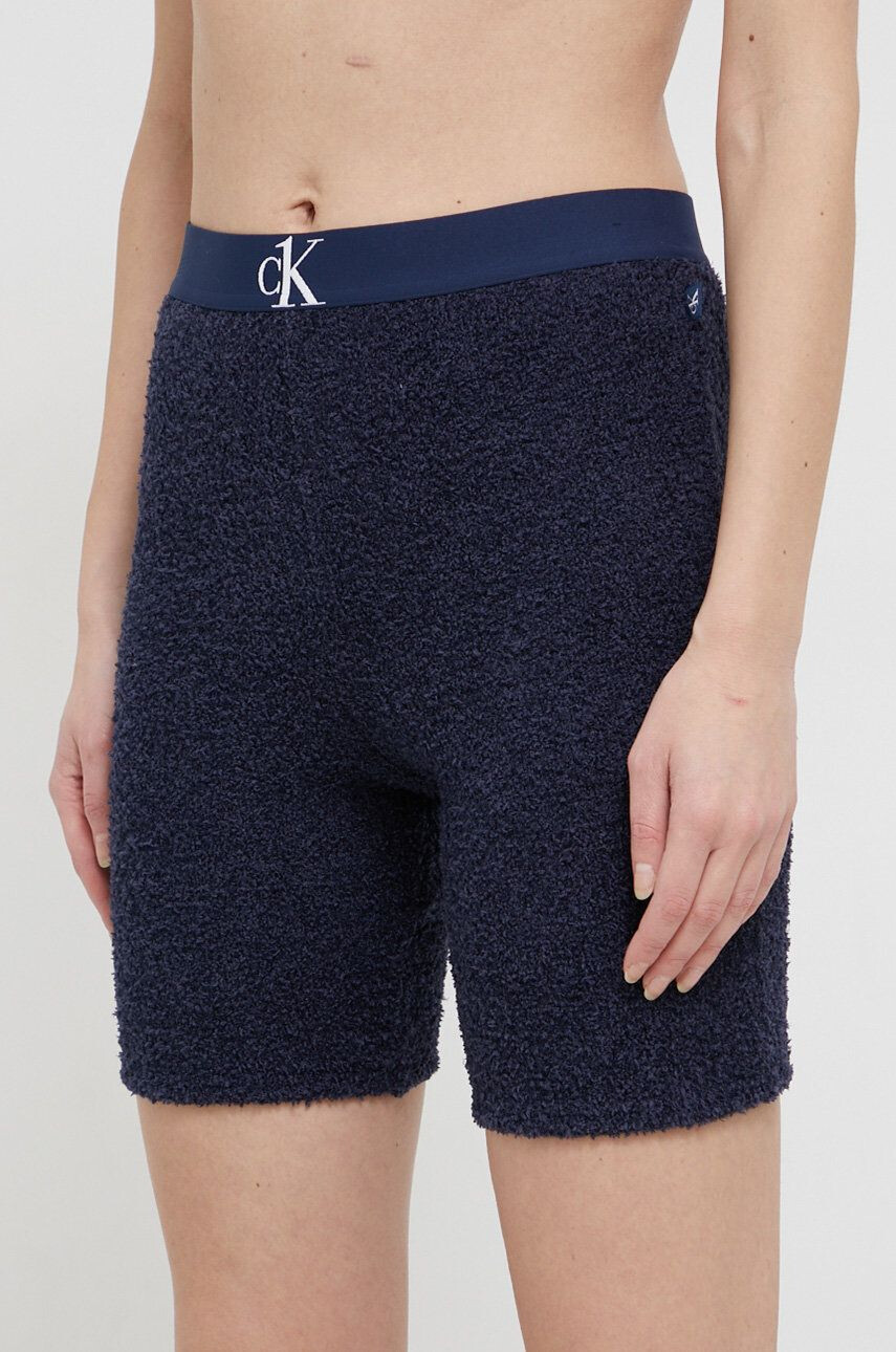 Calvin Klein Underwear Pyžamové šortky dámské tmavomodrá barva - Pepit.cz