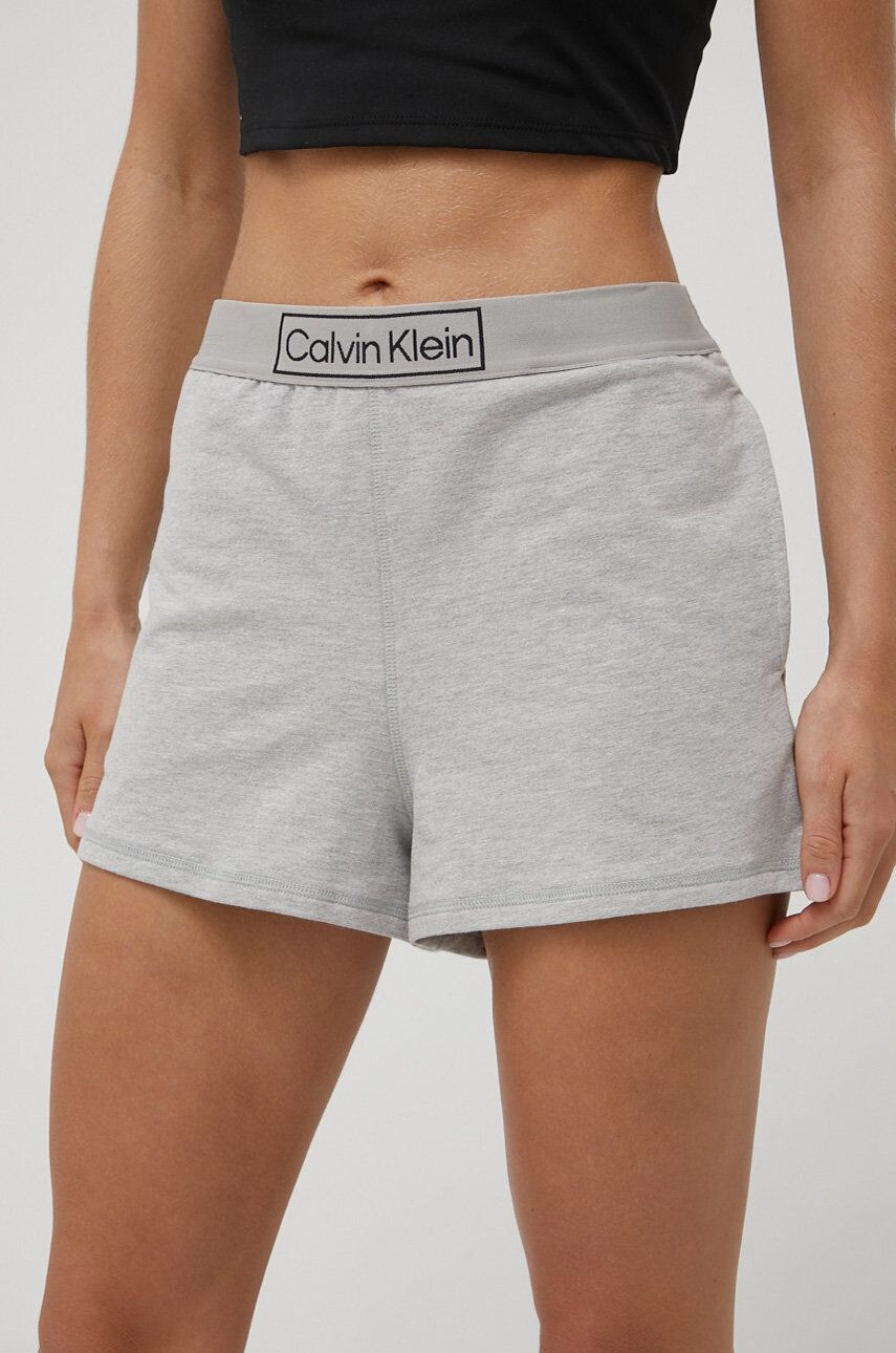 Calvin Klein Underwear Pyžamové šortky dámské šedá barva - Pepit.cz