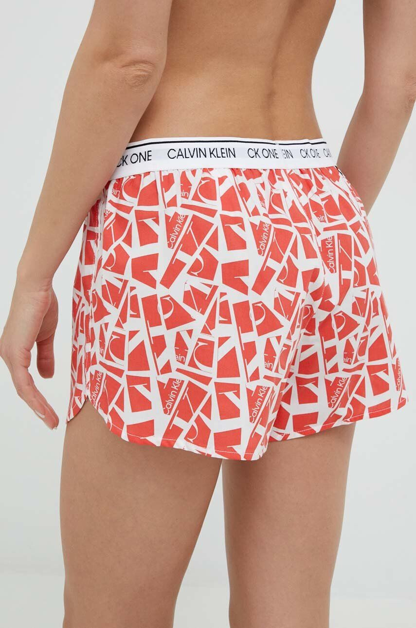 Calvin Klein Underwear Pyžamové šortky dámské červená barva - Pepit.cz