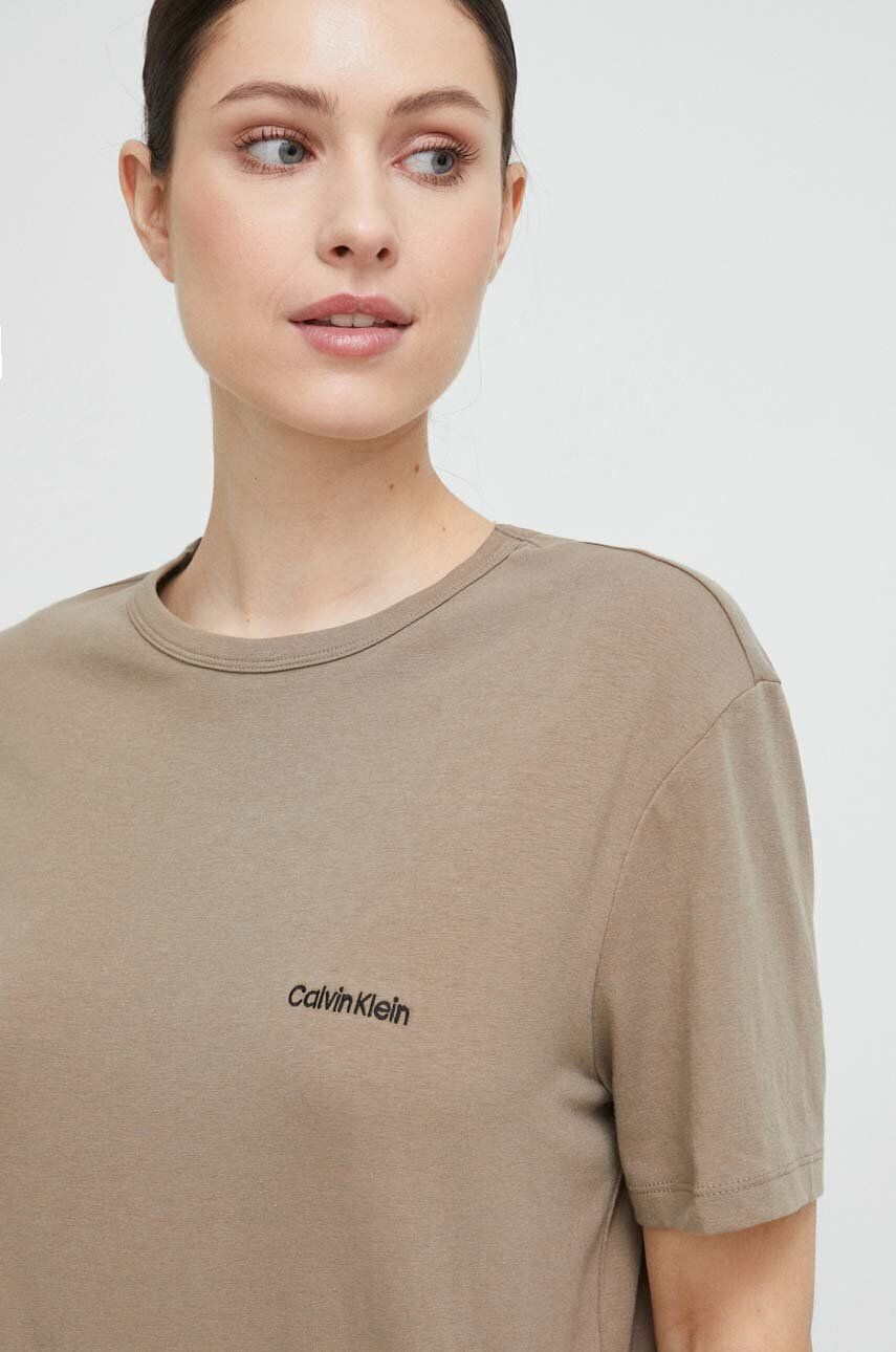 Calvin Klein Underwear Pyžamové tričko šedá barva - Pepit.cz