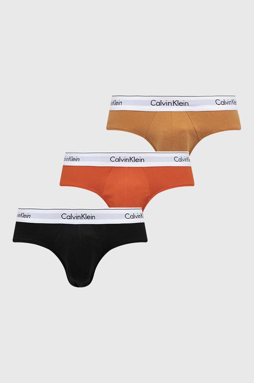 Calvin Klein Underwear Spodní prádlo 3-pack pánské oranžová barva - Pepit.cz