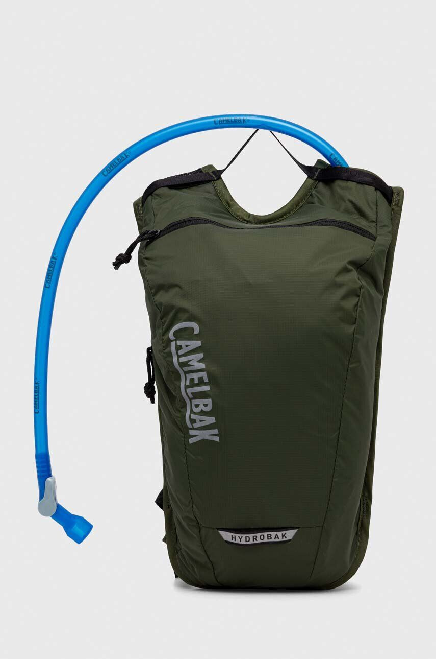 Camelbak Cyklistický batoh s vodním měchem Hydrobak Light zelená barva s potiskem - Pepit.cz