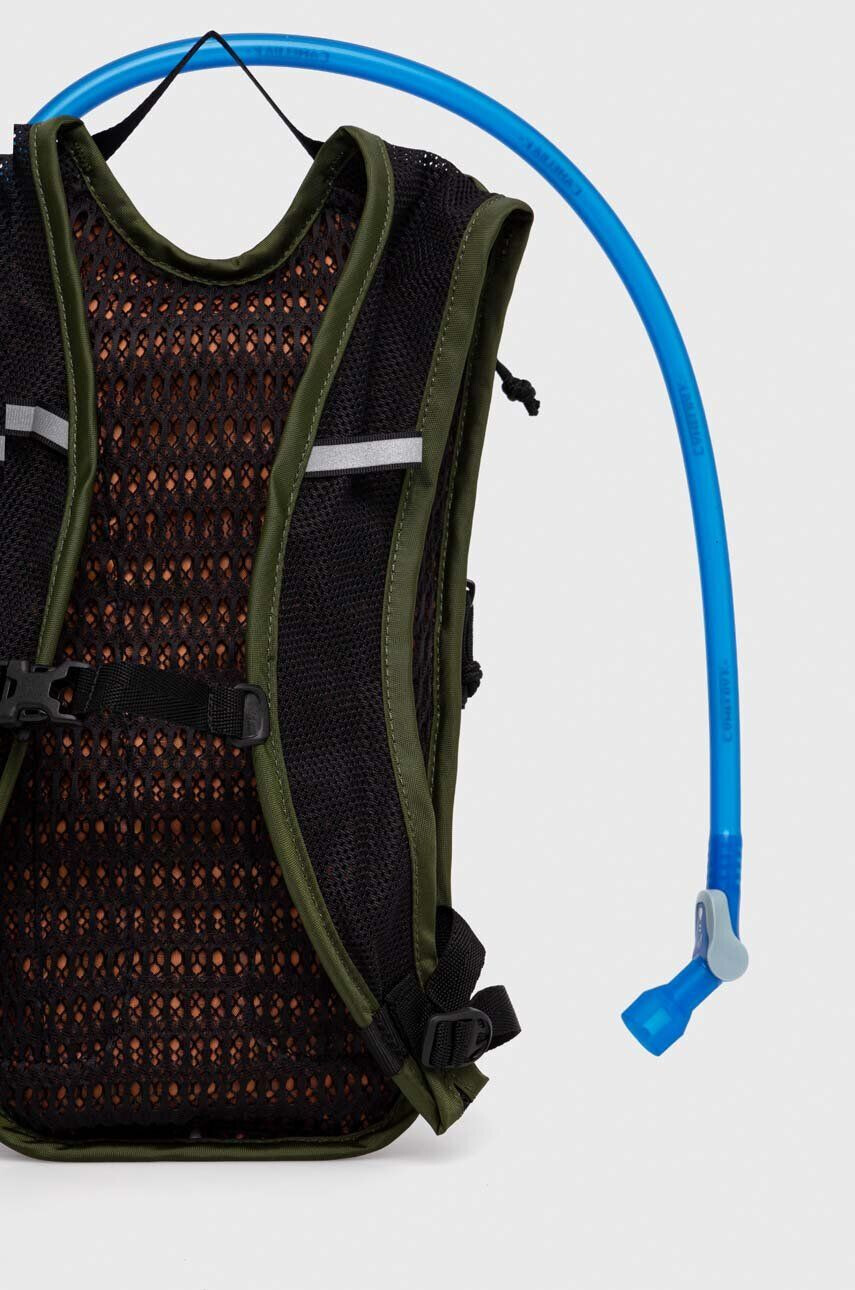 Camelbak Cyklistický batoh s vodním měchem Hydrobak Light zelená barva s potiskem - Pepit.cz