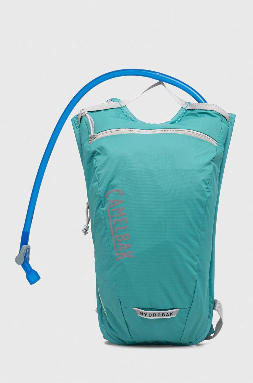 Camelbak Cyklistický batoh s vodním měchem Hydrobak Light tyrkysová barva s potiskem - Pepit.cz