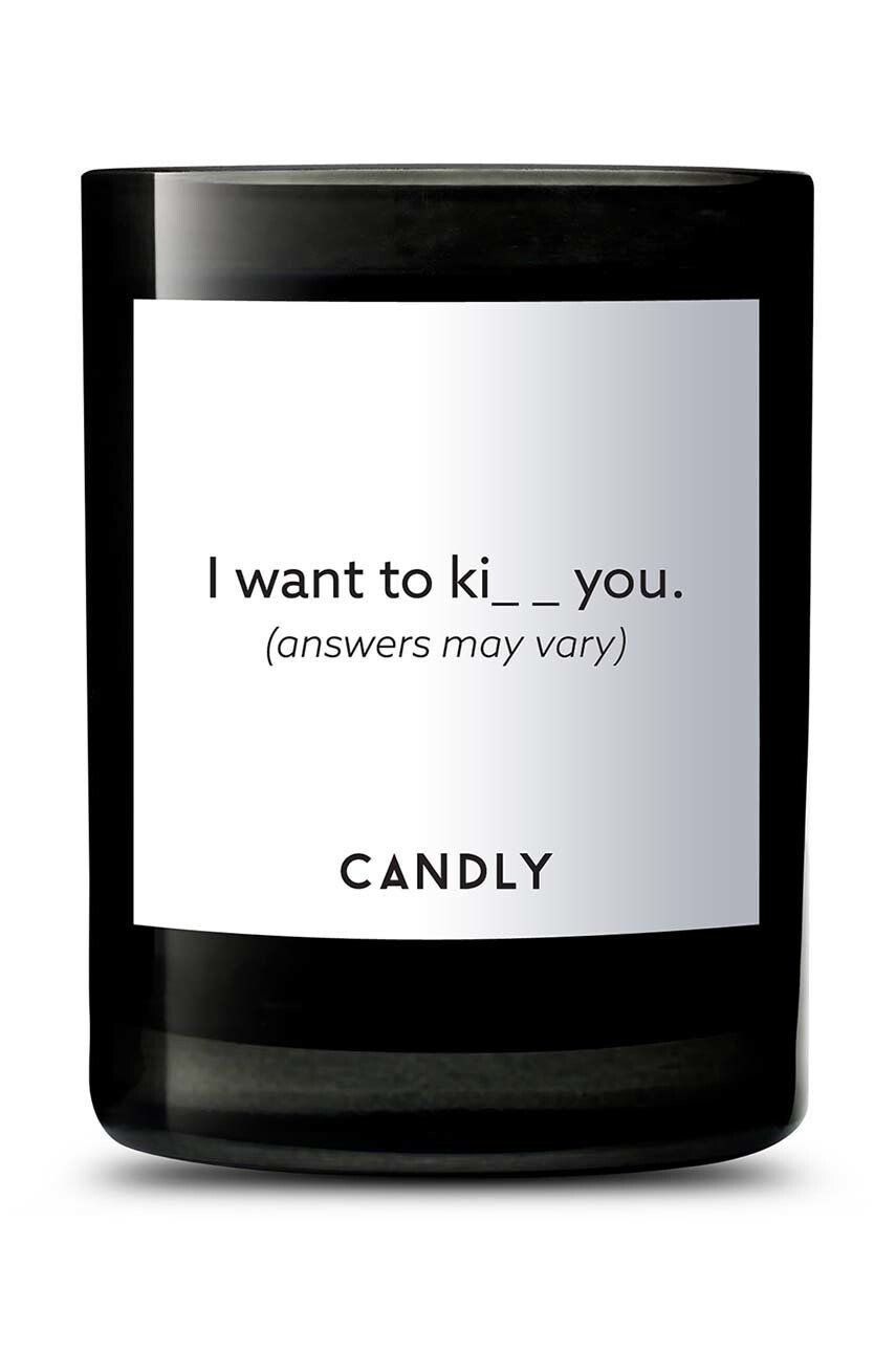 Candly Vonná sójová svíčka I want to ki__ you. 250 g - Pepit.cz