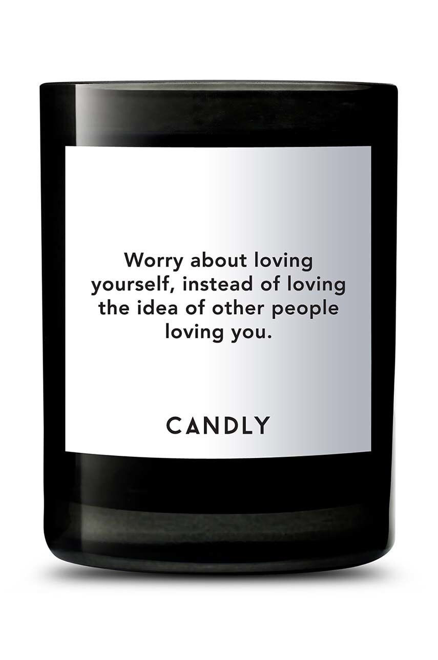 Candly Vonná sójová svíčka Worry about loving yourself. 250 g - Pepit.cz