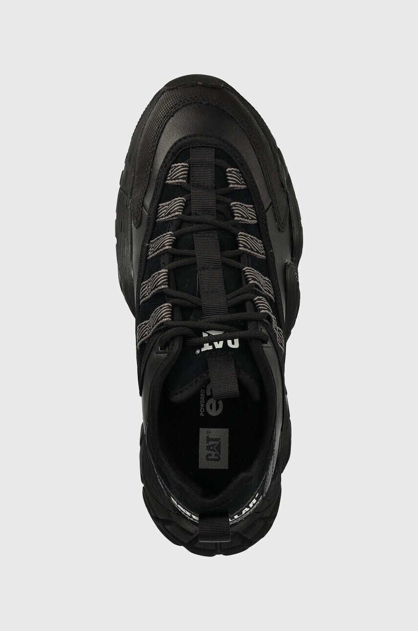 Caterpillar Kožené sneakers boty Vapor Web černá barva - Pepit.cz