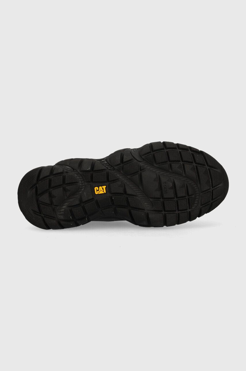 Caterpillar Kožené sneakers boty Vapor Web černá barva - Pepit.cz