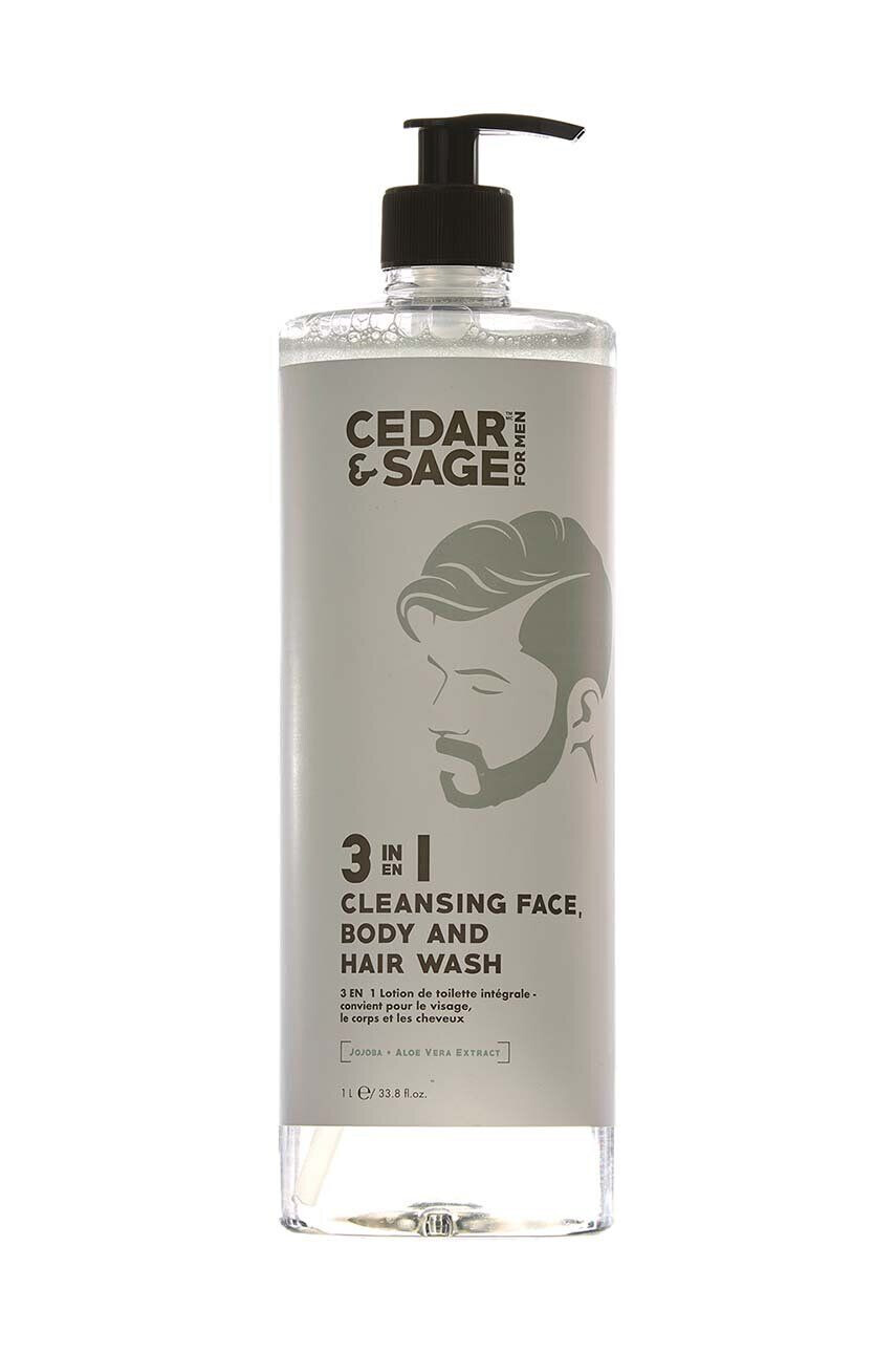 Cedar & Sage Víceúčelový prostředek 3v1 All Over Cleansing Wash 1 L - Pepit.cz