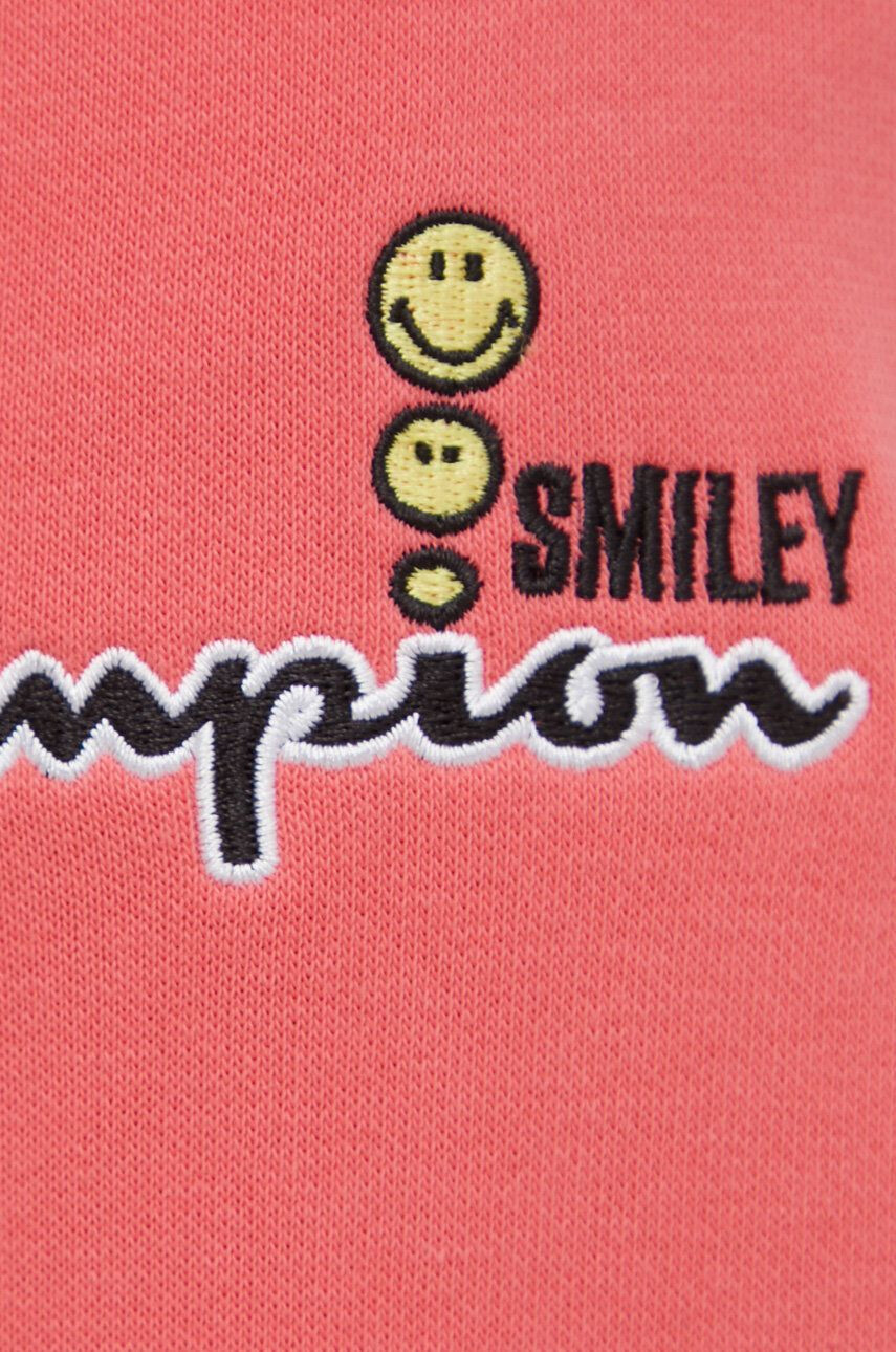 Champion Tepláky X Smiley 115934 dámské růžová barva s aplikací - Pepit.cz