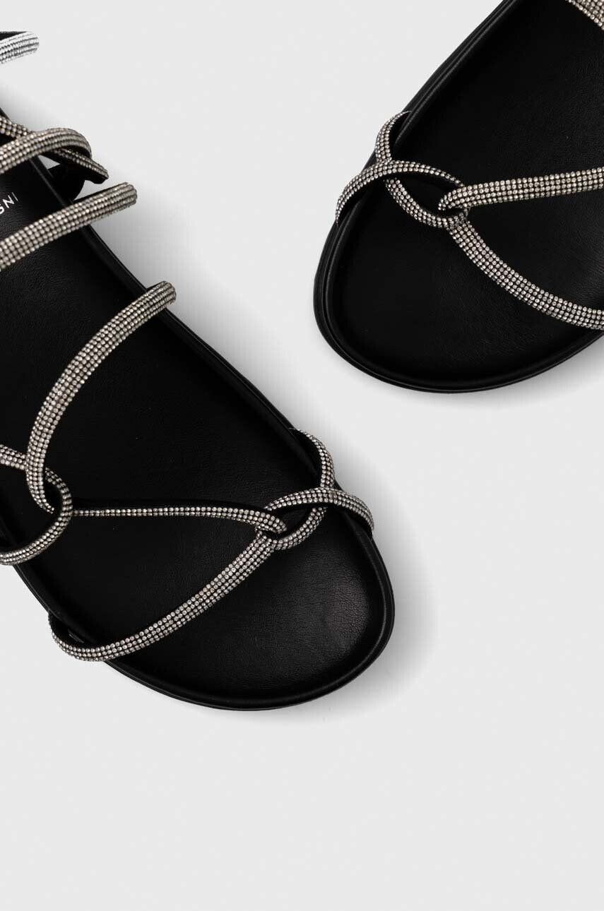 Chiara Ferragni Sandály CF3148_001 dámské černá barva CF CABLE SANDAL - Pepit.cz