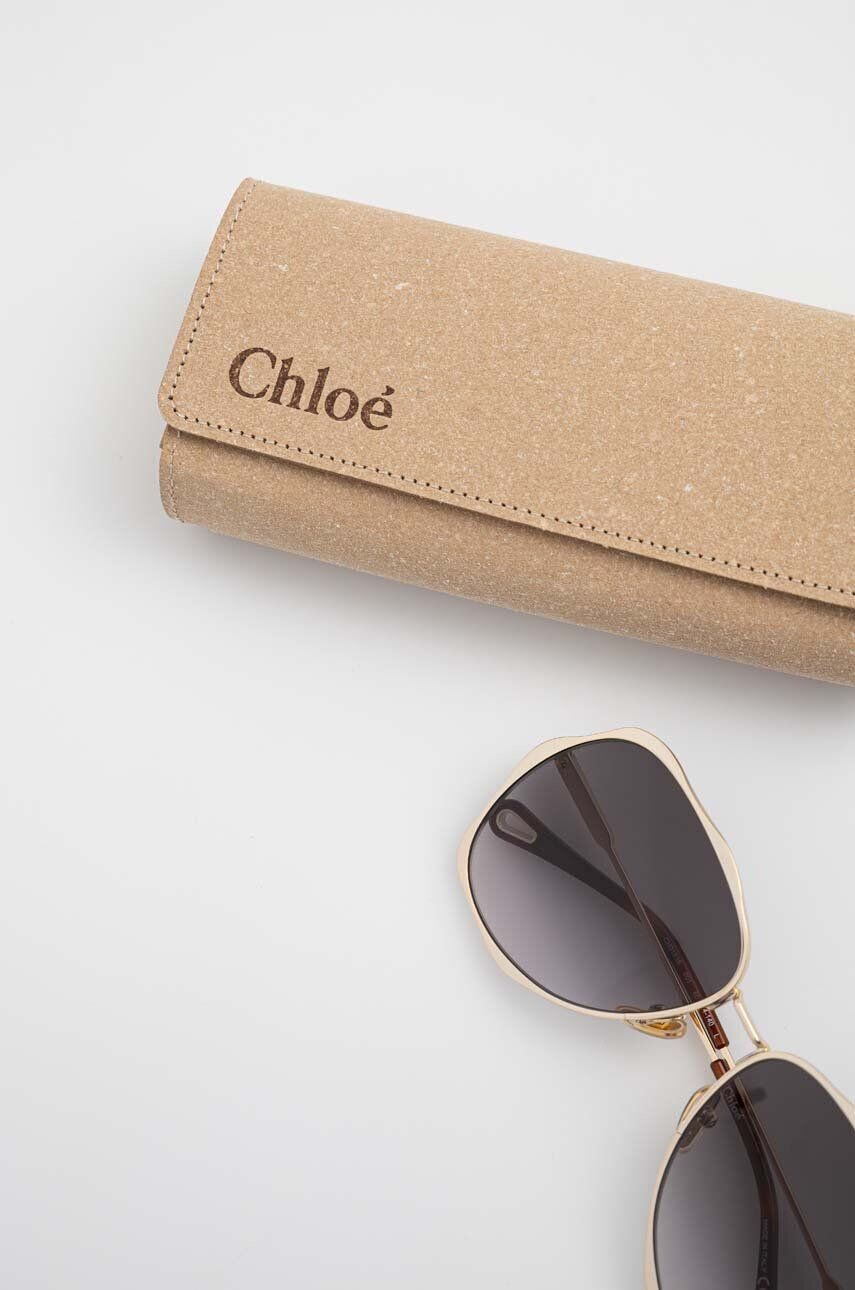 Chloe Sluneční brýle Chloé CH0183S dámské zlatá barva - Pepit.cz