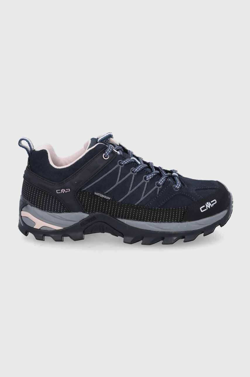 CMP Boty RIGEL LOW WMN TREKKING SHOES WP dámské tmavomodrá barva - Pepit.cz