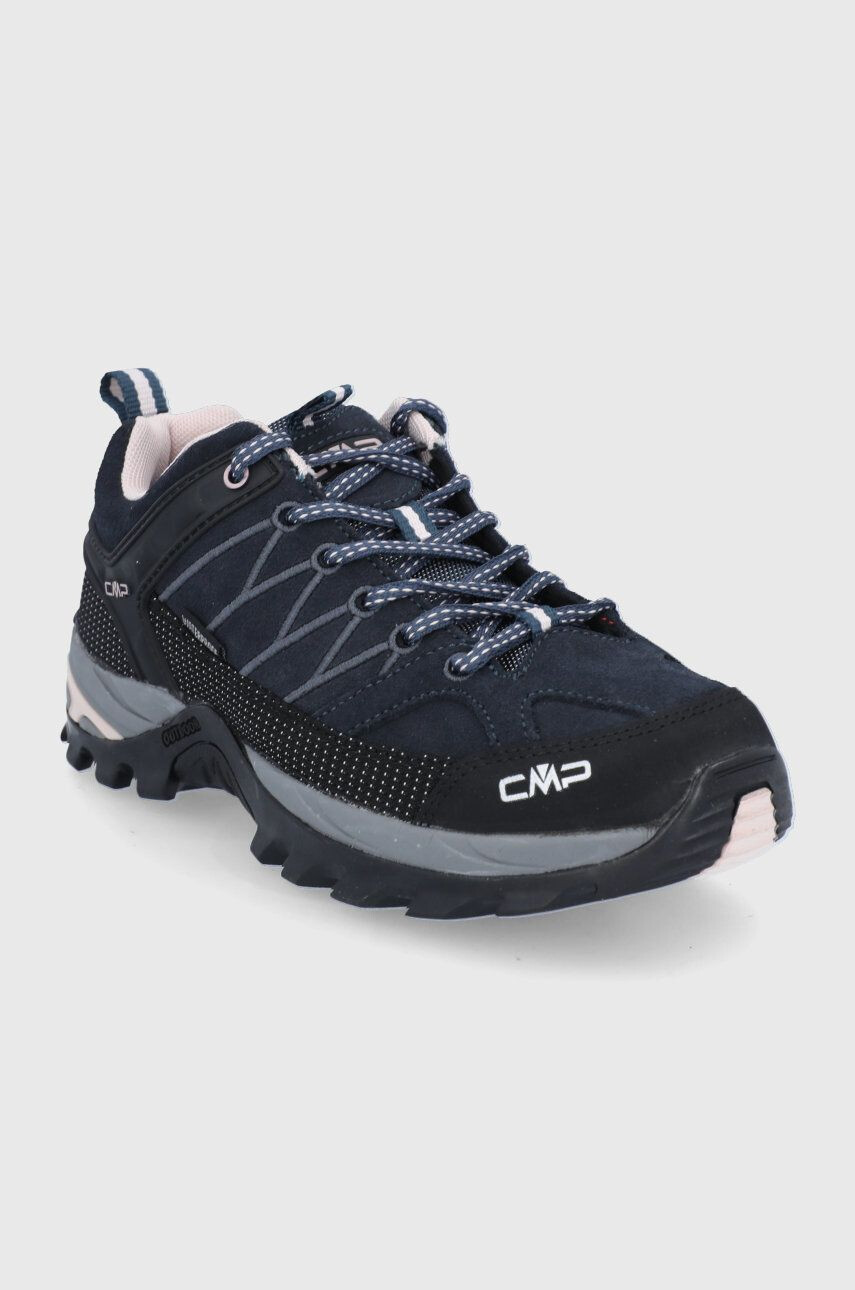 CMP Boty RIGEL LOW WMN TREKKING SHOES WP dámské tmavomodrá barva - Pepit.cz