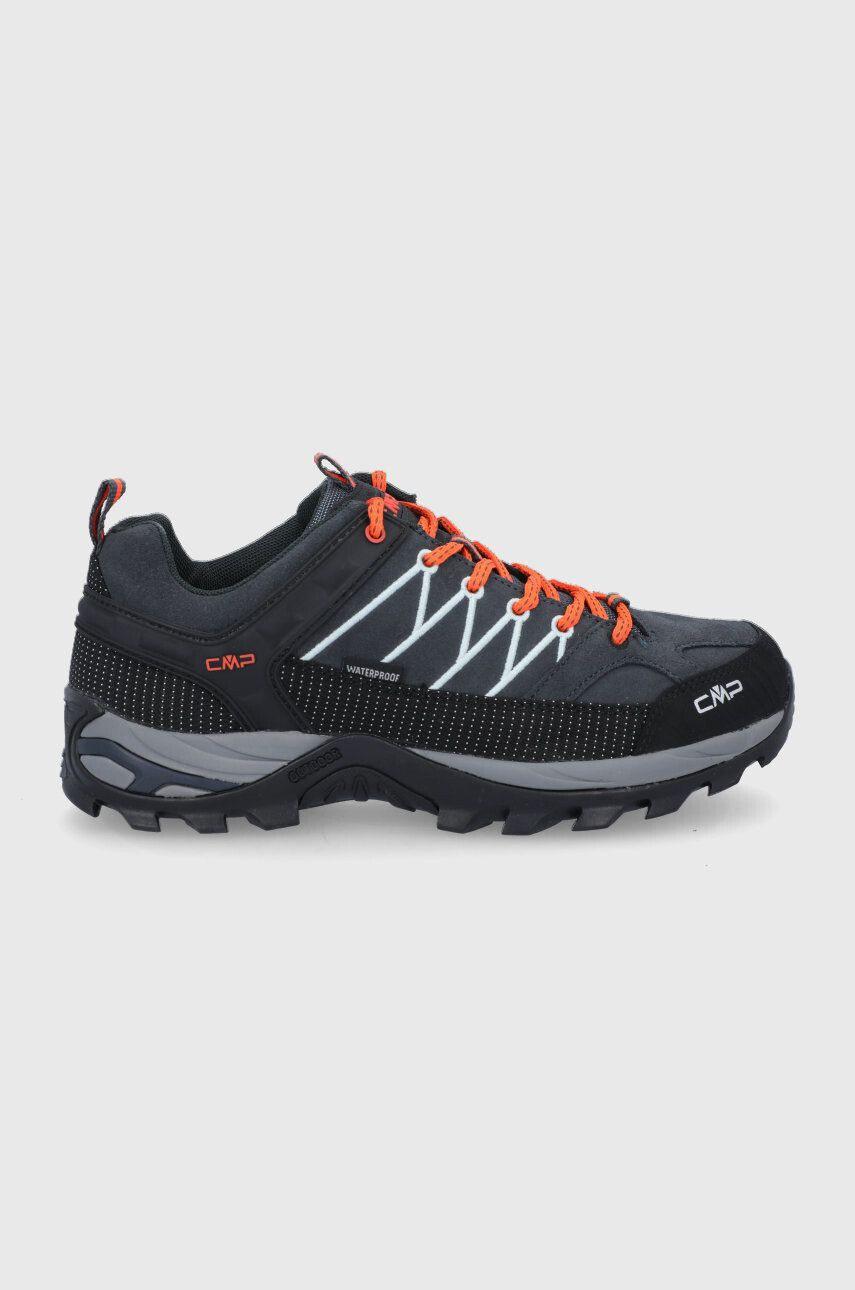 CMP Boty rigel low trekking shoes wp pánské černá barva - Pepit.cz