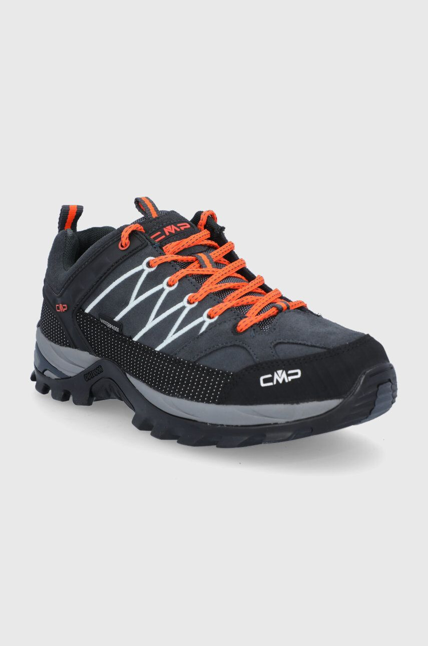 CMP Boty rigel low trekking shoes wp pánské černá barva - Pepit.cz