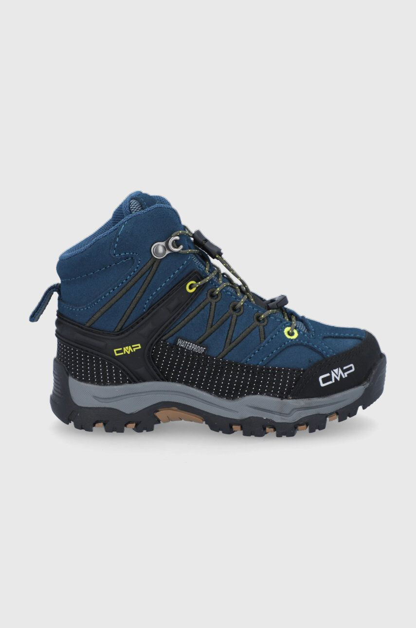 CMP Dětské boty KIDS RIGEL MID TREKKING SHOE WP tmavomodrá barva - Pepit.cz