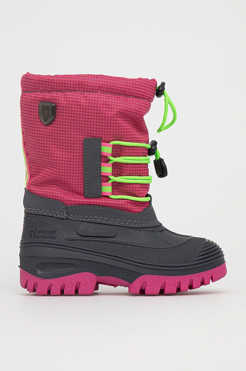 CMP Dětské sněhule KIDS AHTO WP SNOW BOOTS růžová barva - Pepit.cz