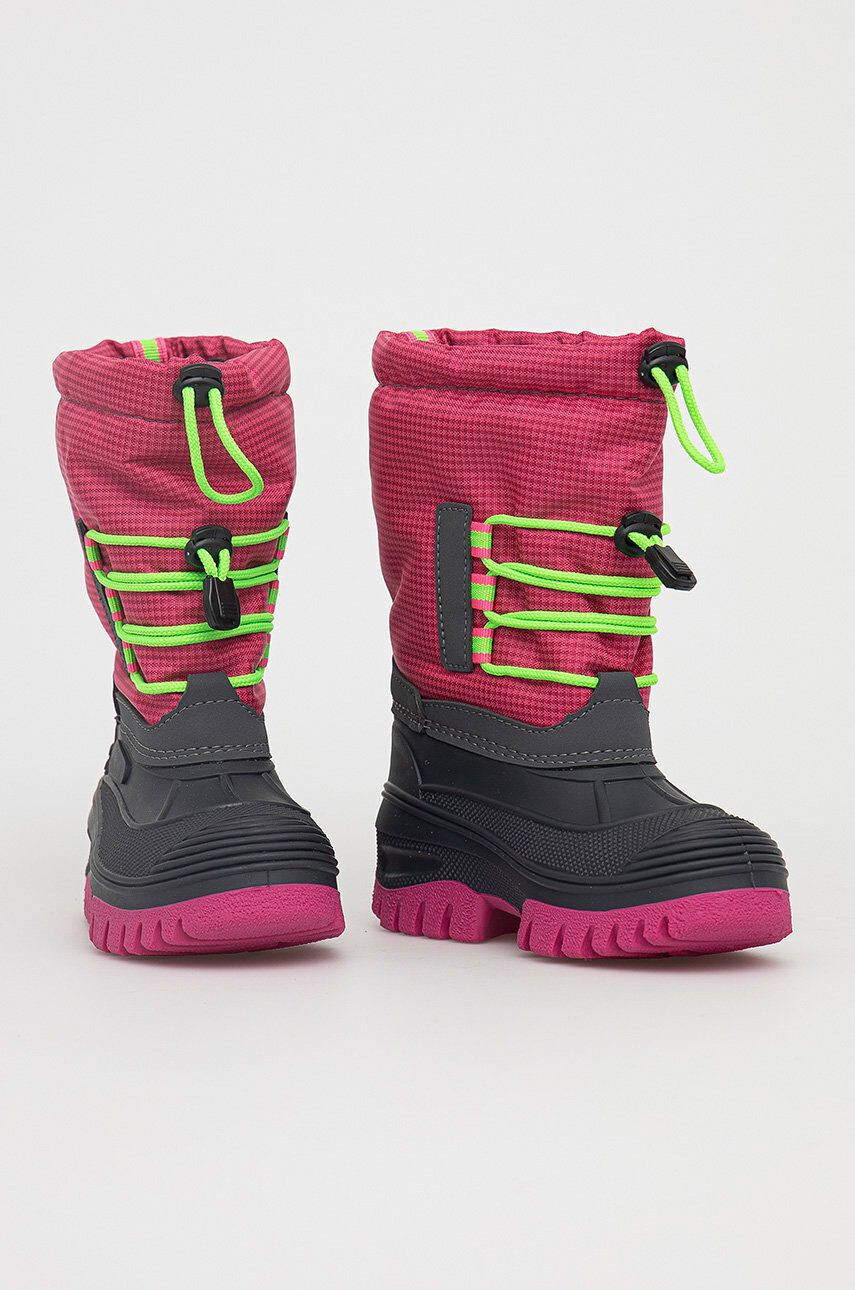 CMP Dětské sněhule KIDS AHTO WP SNOW BOOTS růžová barva - Pepit.cz