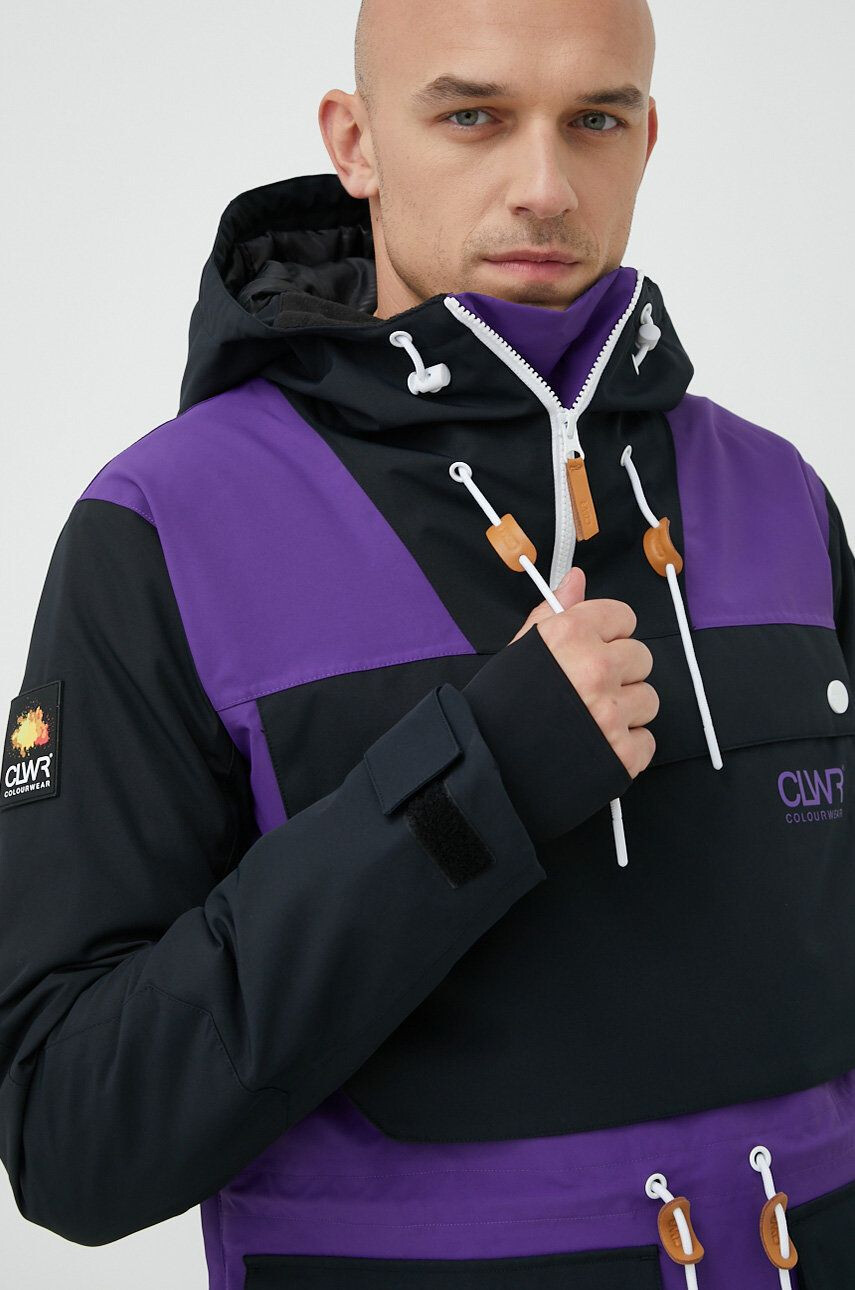 Colourwear Snowboardová bunda Essential fialová barva - Pepit.cz