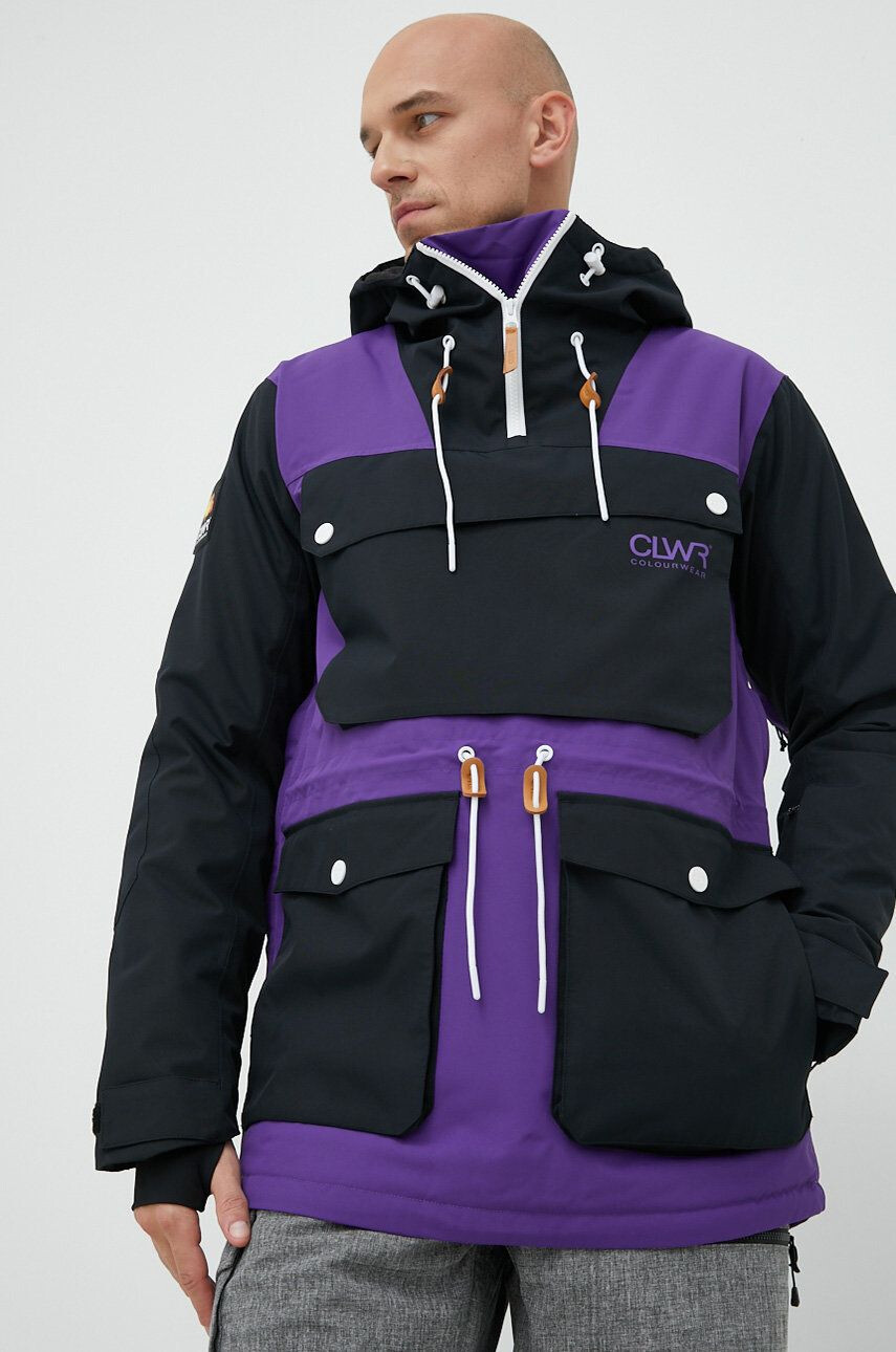 Colourwear Snowboardová bunda Essential fialová barva - Pepit.cz