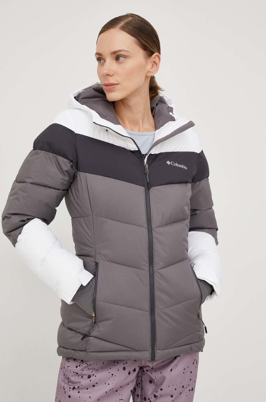 Columbia Bunda Abbott Peak dámská tmavomodrá barva gore-tex - Pepit.cz