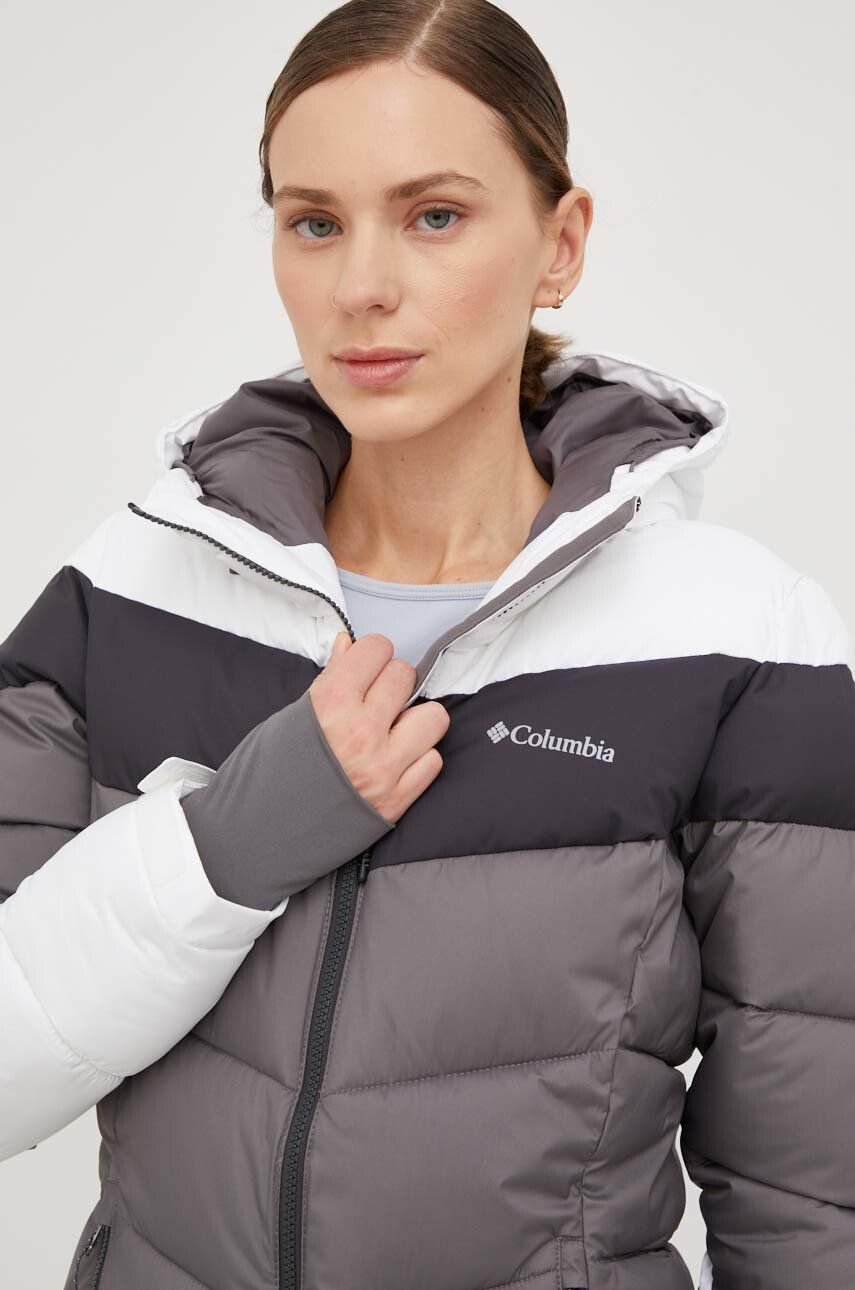 Columbia Bunda Abbott Peak dámská tmavomodrá barva gore-tex - Pepit.cz