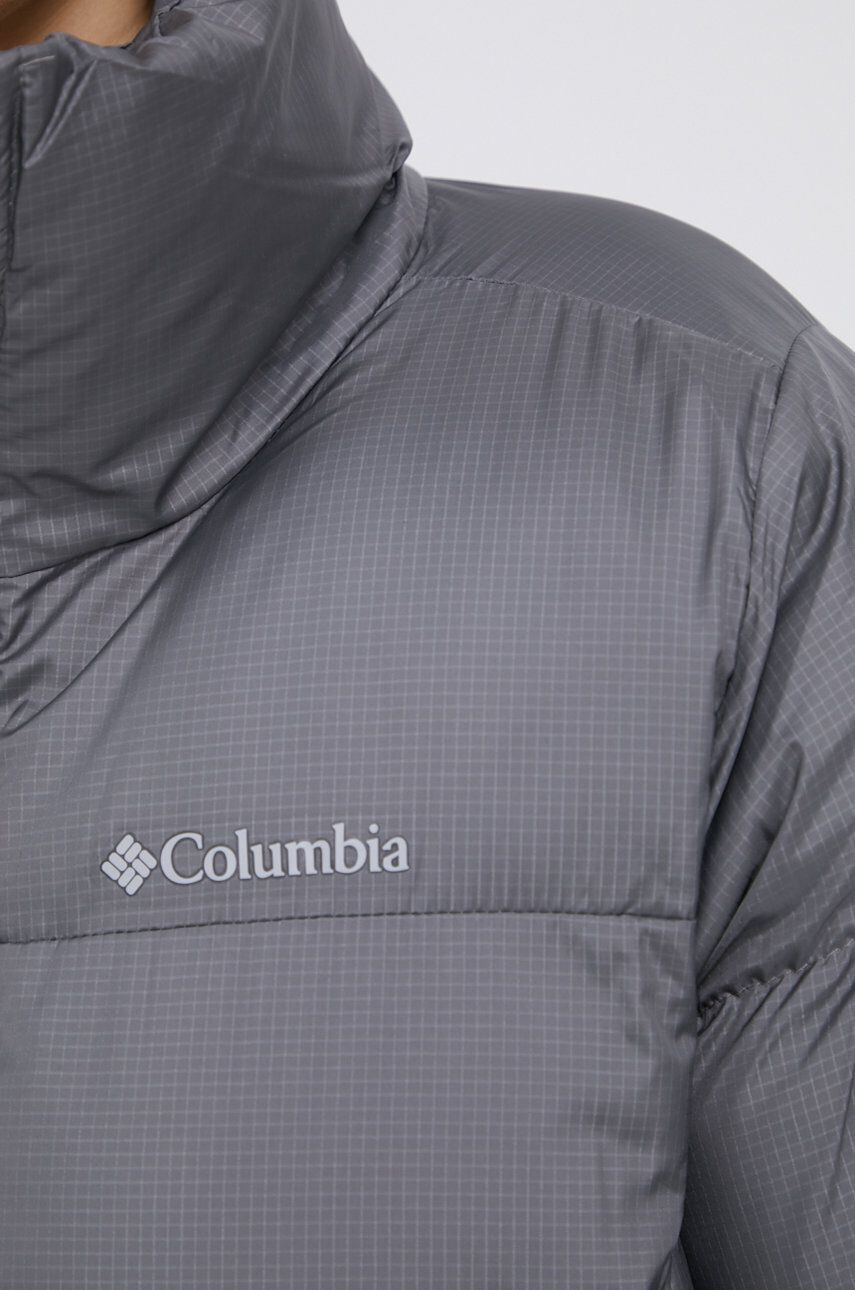 Columbia Bunda Puffect Jacket dámská šedá barva zimní 1864781 - Pepit.cz