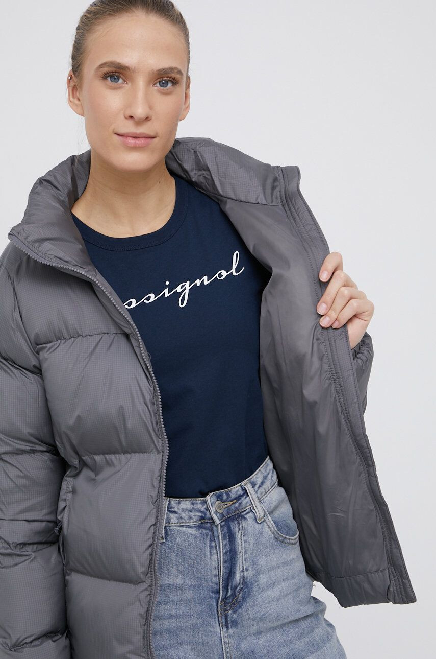 Columbia Bunda Puffect Jacket dámská šedá barva zimní 1864781 - Pepit.cz