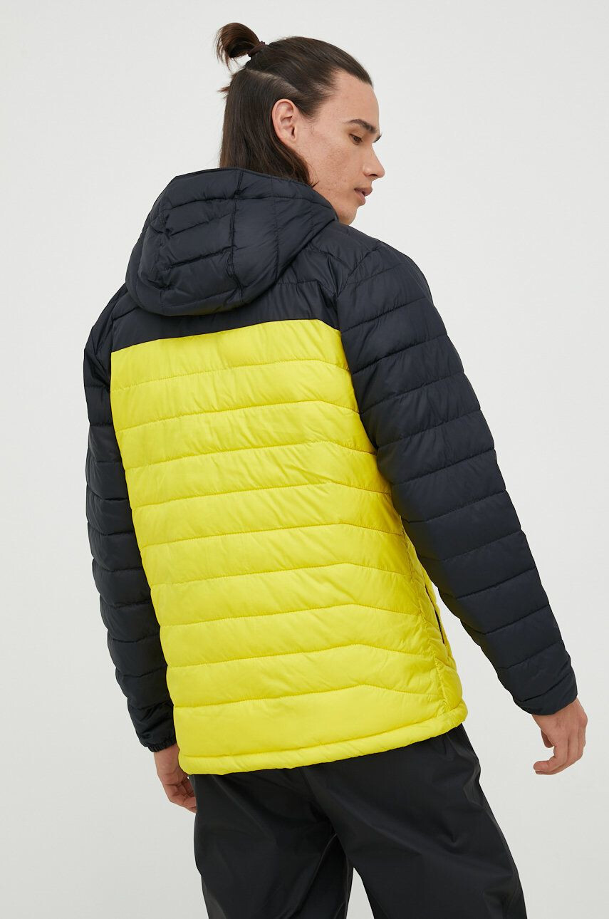 Columbia Sportovní bunda Powder Lite Hooded Jkt žlutá barva 1693931 - Pepit.cz