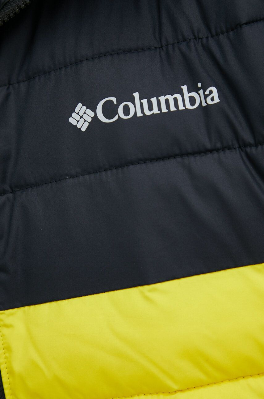 Columbia Sportovní bunda Powder Lite Hooded Jkt žlutá barva 1693931 - Pepit.cz