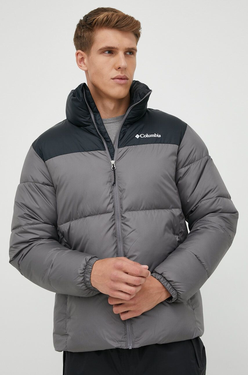 Columbia Bunda M Puffect II Jacket pánská šedá barva zimní 2025821 - Pepit.cz