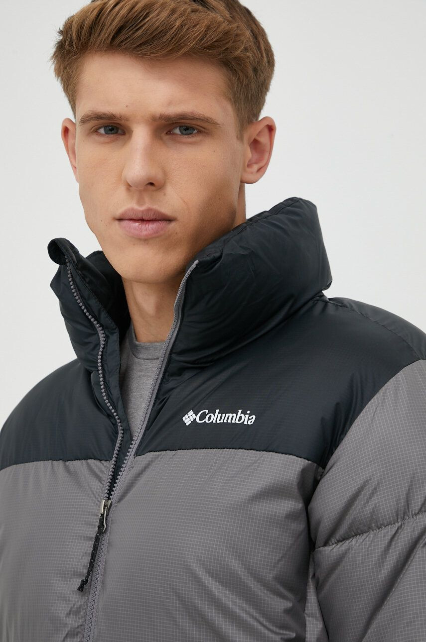 Columbia Bunda M Puffect II Jacket pánská šedá barva zimní 2025821 - Pepit.cz