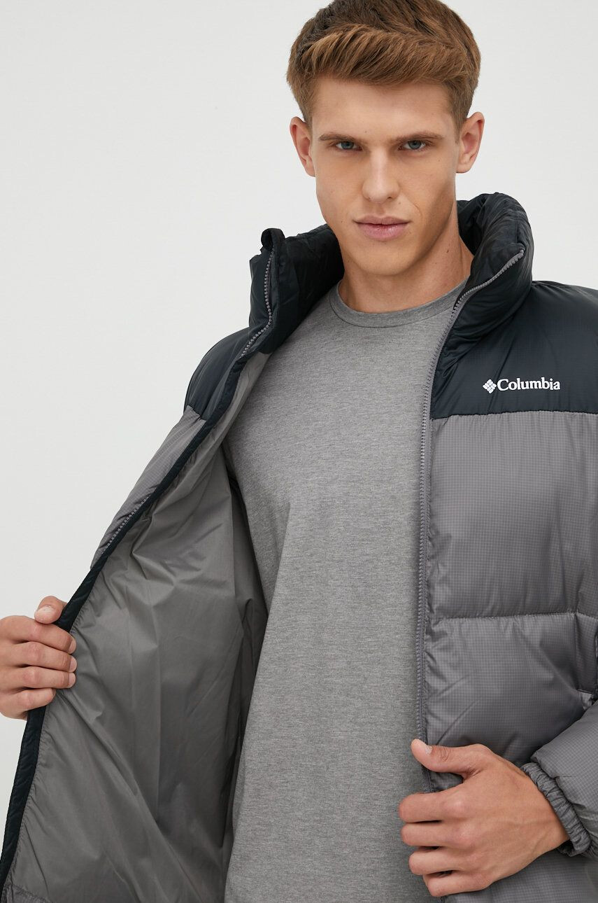 Columbia Bunda M Puffect II Jacket pánská šedá barva zimní 2025821 - Pepit.cz