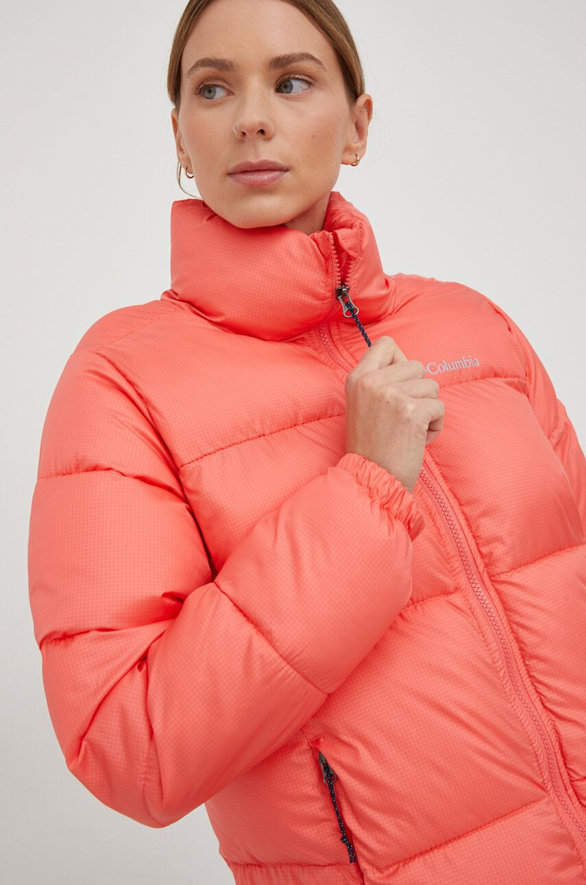 Columbia Bunda Puffect Jacket dámská oranžová barva zimní 1864781 - Pepit.cz