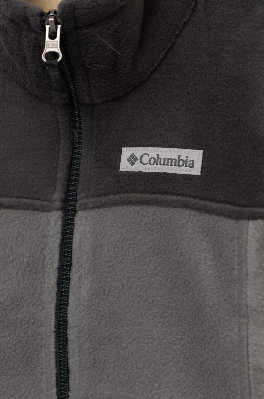 Columbia Dětská mikina Steens Mt II Fleece šedá barva hladká - Pepit.cz