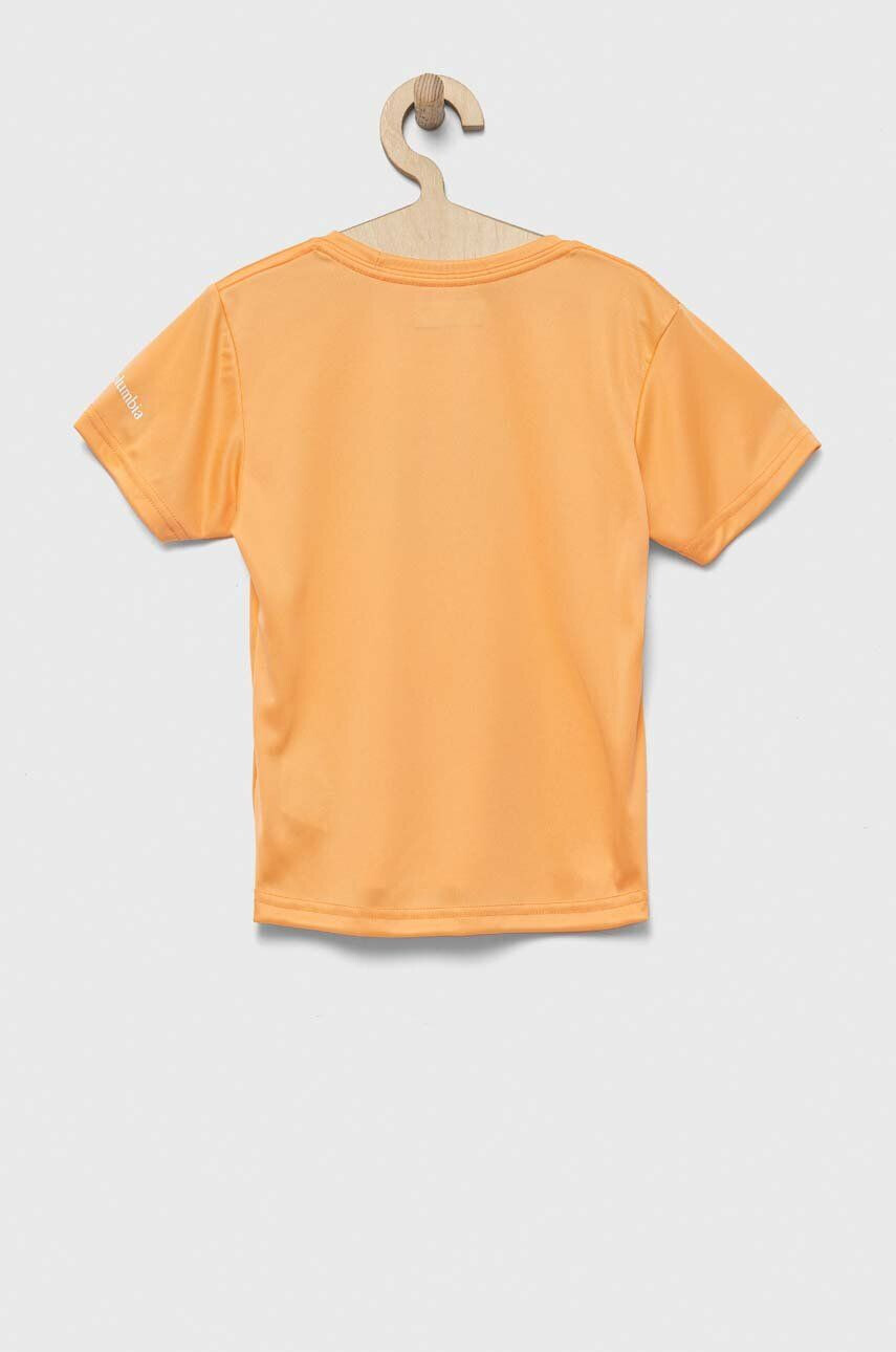 Columbia Dětské tričko Mirror Creek Short Sleeve Graphic Shirt oranžová barva - Pepit.cz