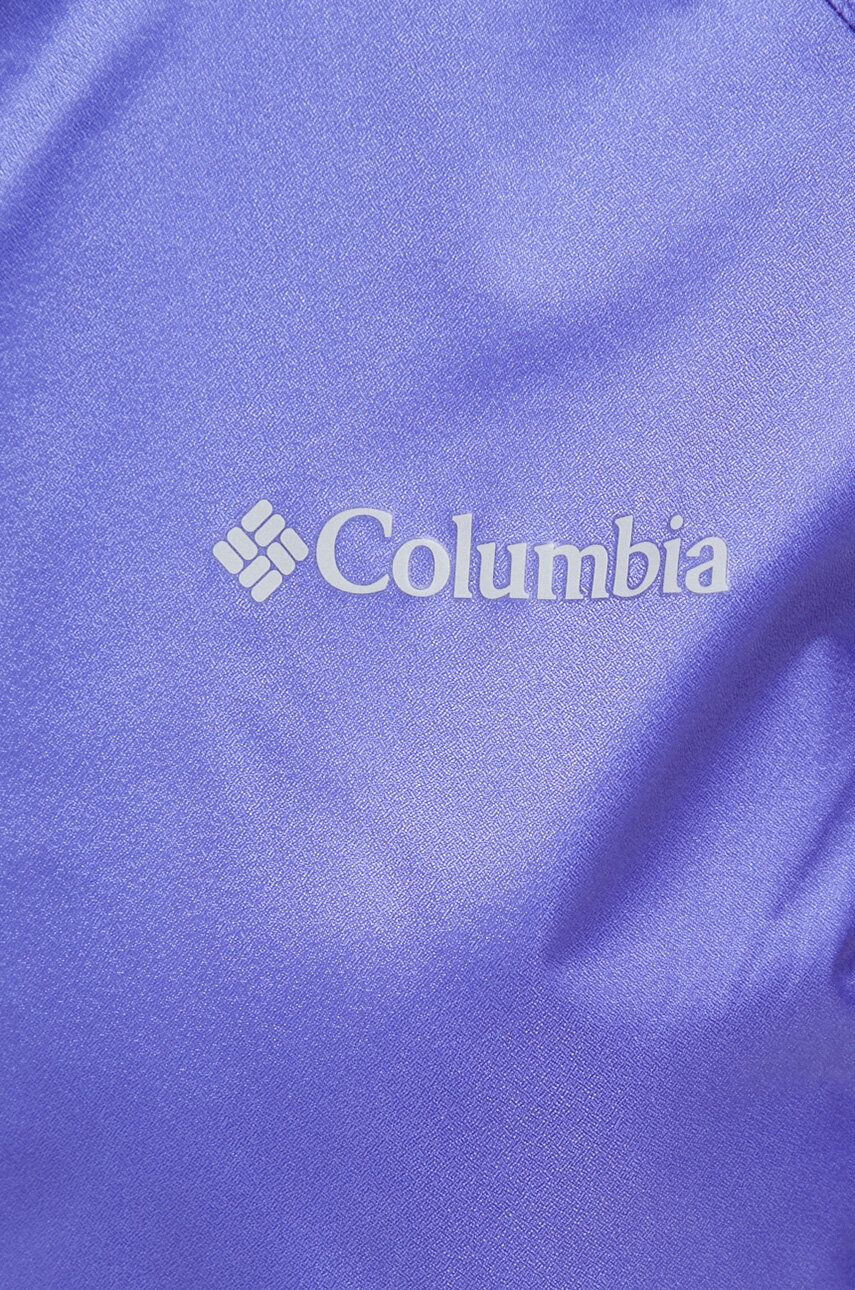 Columbia Nepromokavá bunda Ulica Jacket dámská fialová barva přechodná - Pepit.cz