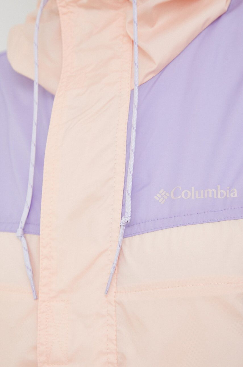 Columbia Outdoorová bunda Flash Challenger oranžová barva 1989511-010 - Pepit.cz