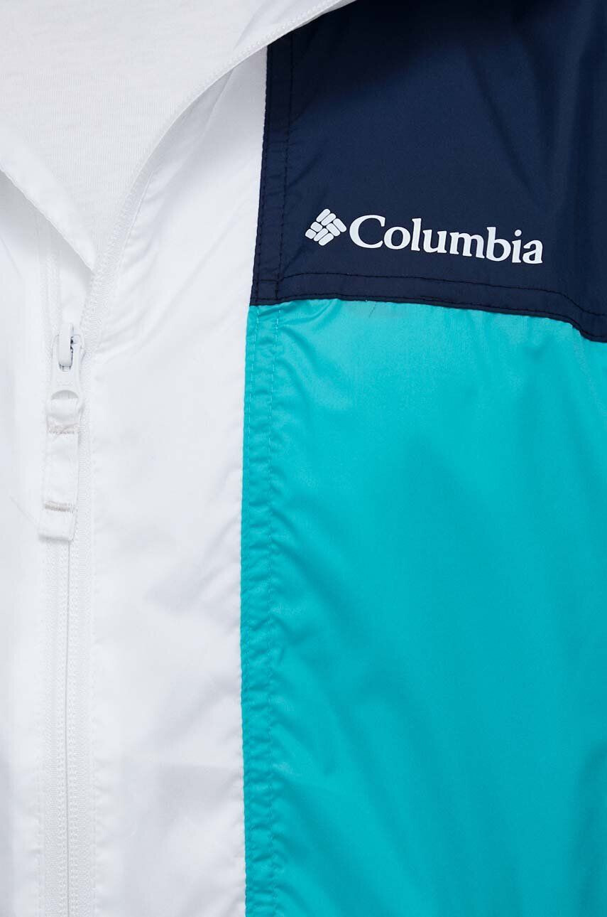 Columbia Outdoorová bunda Flash Challenger tyrkysová barva 1988723-327 - Pepit.cz