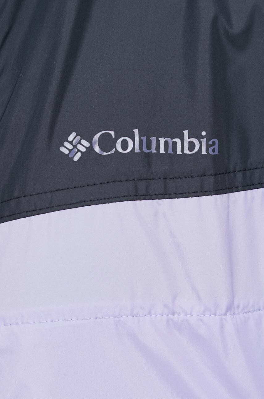 Columbia Outdoorová bunda Flash Challenger fialová barva 1989511-010 - Pepit.cz