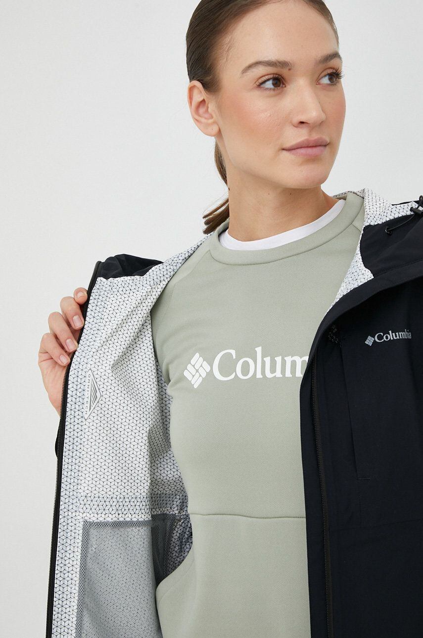 Columbia Outdoorová bunda Omni-Tech Ampli-Dry černá barva - Pepit.cz