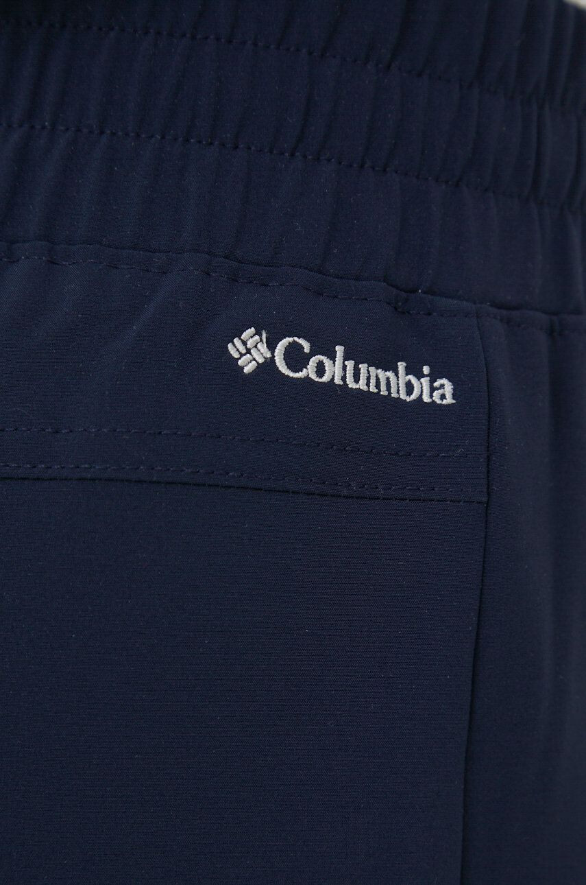 Columbia Outdoorové kalhoty dámské tmavomodrá barva - Pepit.cz