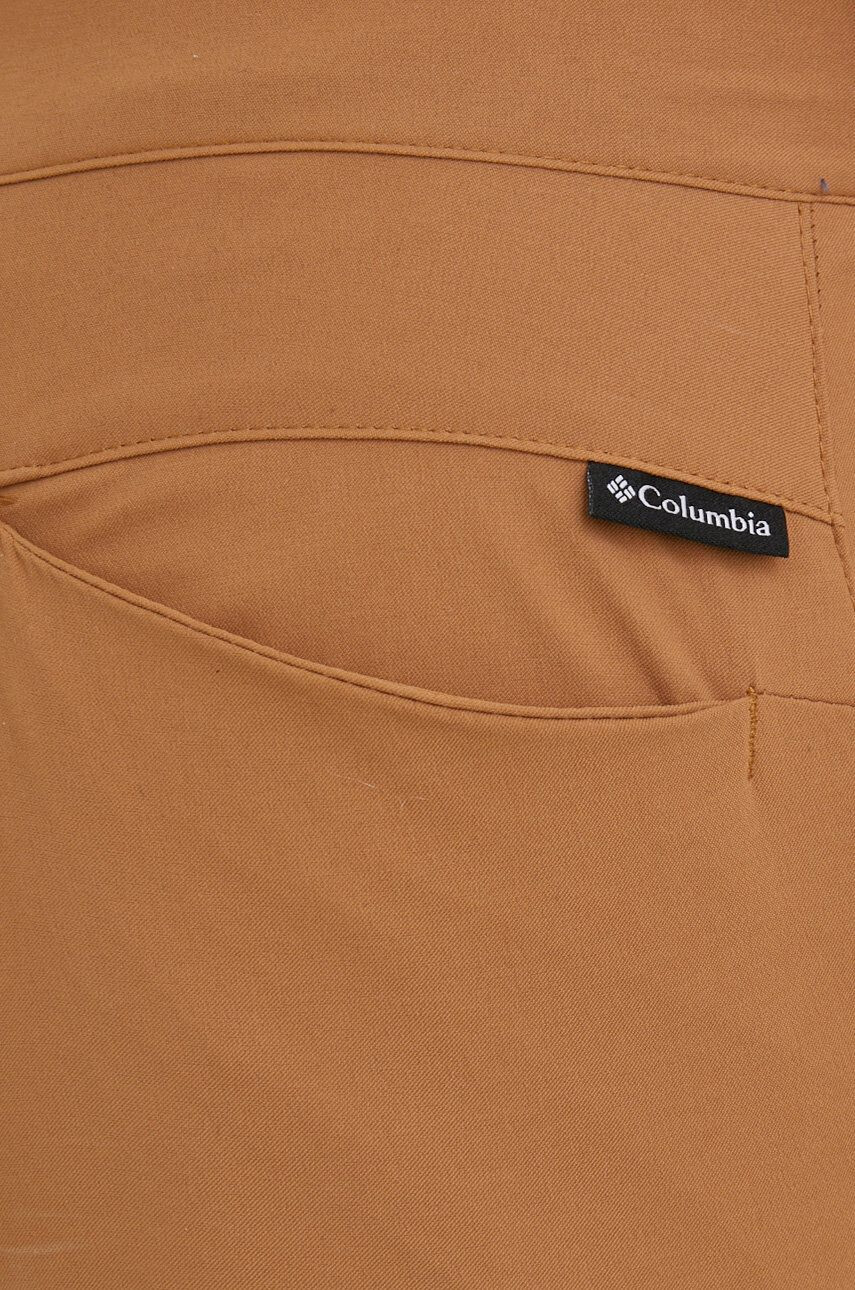 Columbia Outdoorové kalhoty Firwood Camp II hnědá barva medium waist - Pepit.cz