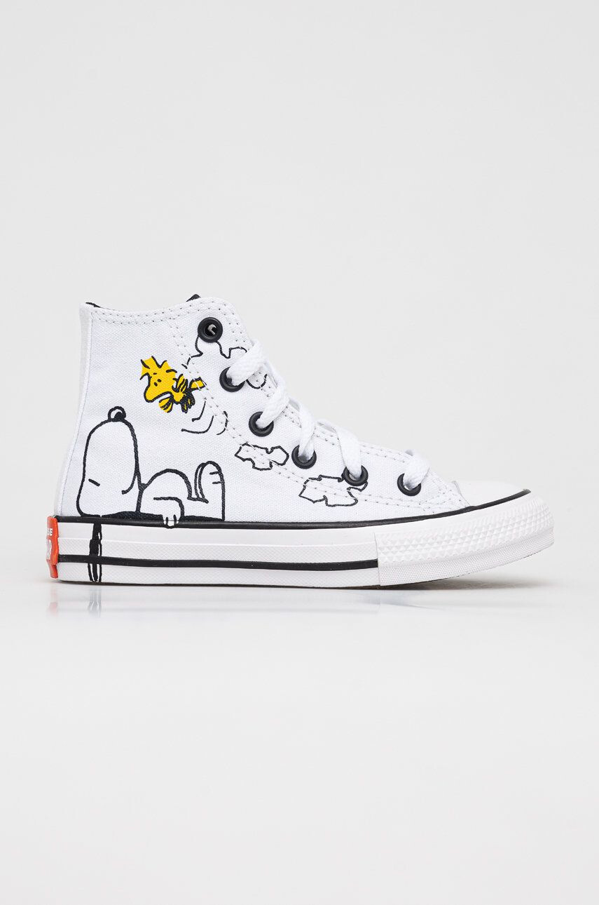 Converse Dětské tenisky Peanuts Chuck Taylor All Star bílá barva - Pepit.cz