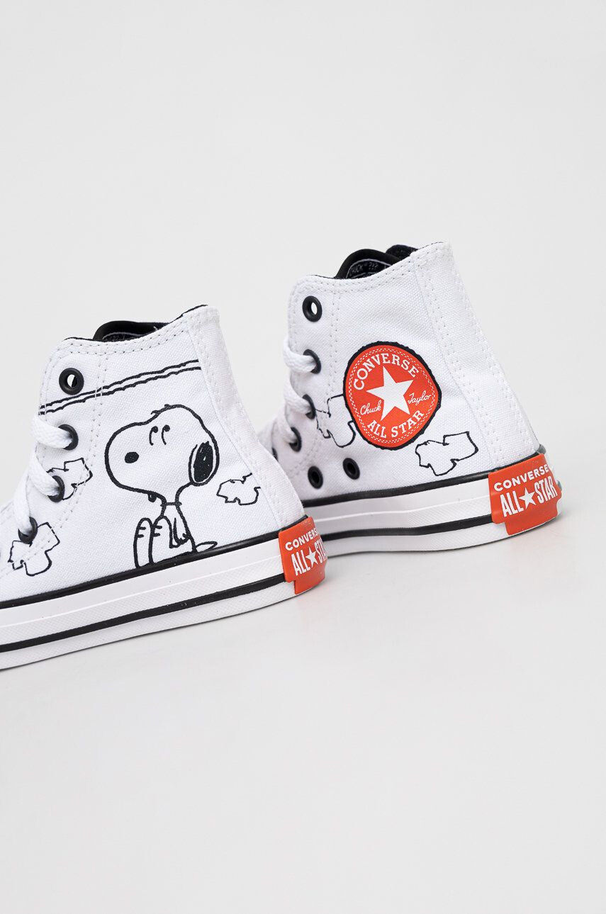 Converse Dětské tenisky Peanuts Chuck Taylor All Star bílá barva - Pepit.cz