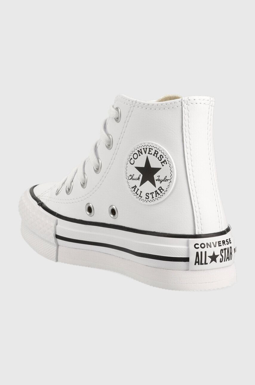 Converse Dětské kožené kecky CON OBUWIE A01016C EVA LIFT bílá barva - Pepit.cz